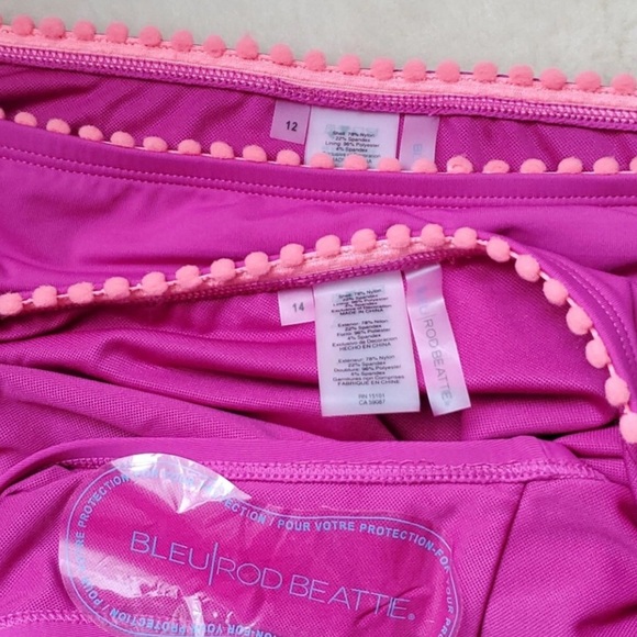 NEW Bleu Rod Beattie Let's Get Knotty BARBIE Pink Tassle Bikini Bottom 1… - Picture 6 of 7